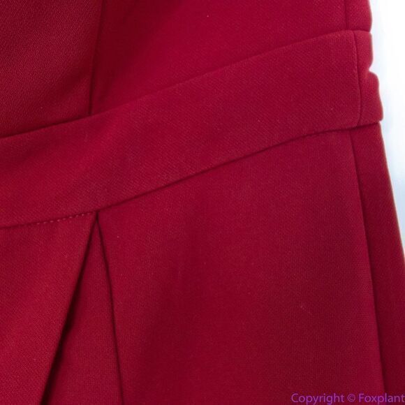 NEW white house black market Wine Red Convertible Split Leg Jumpsuit 00 - Picture 10 of 16